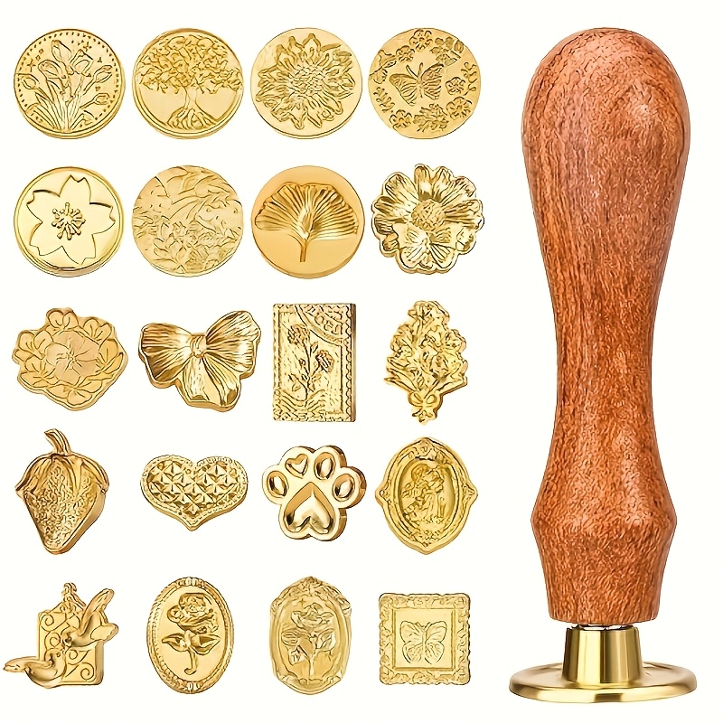 21pc wax stamp set with variou - Wax Seal Stamp Set reseña y precio