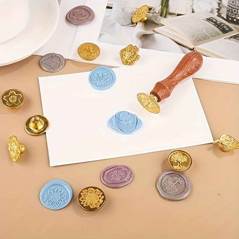21pc wax stamp set with variou - Wax Seal Stamp Set reseña y precio
