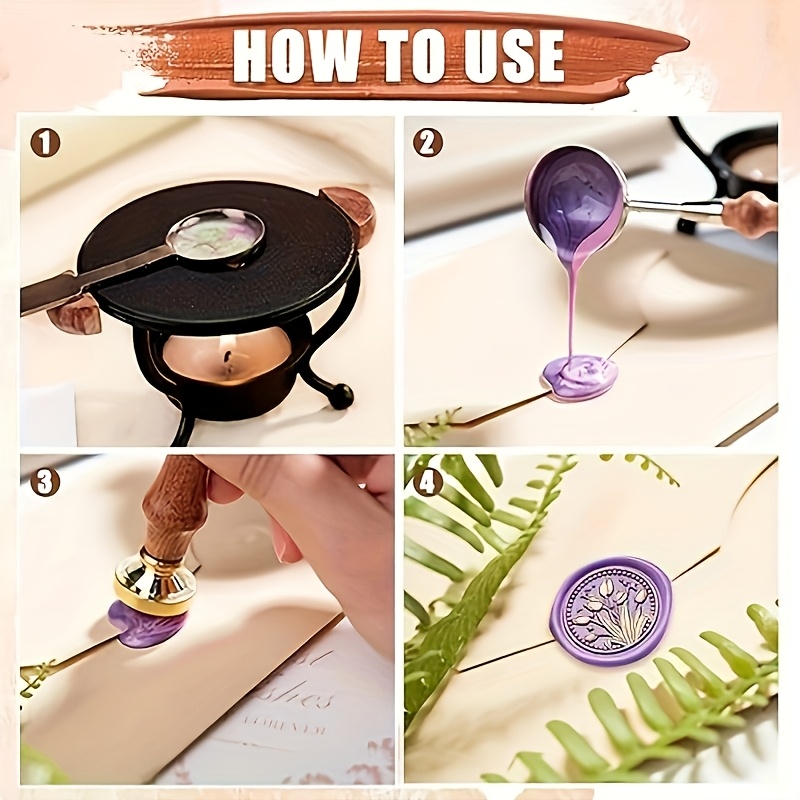 21pc wax stamp set with variou - Wax Seal Stamp Set reseña y precio