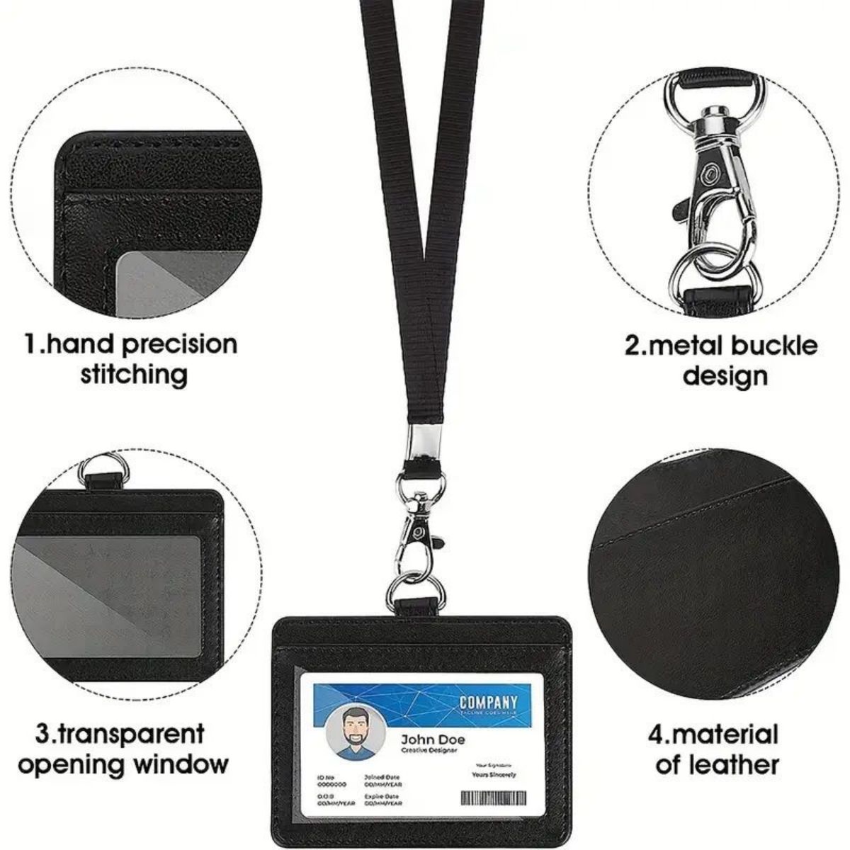 1 pc Horizontal ID badge holde - Index Card Holder reseña y precio