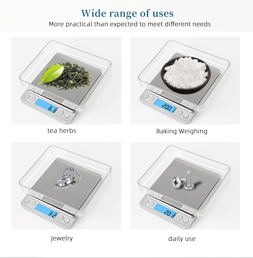 3000g 0.1g Electronic Scale LC - Tape Dispenser Weighted reseña y precio