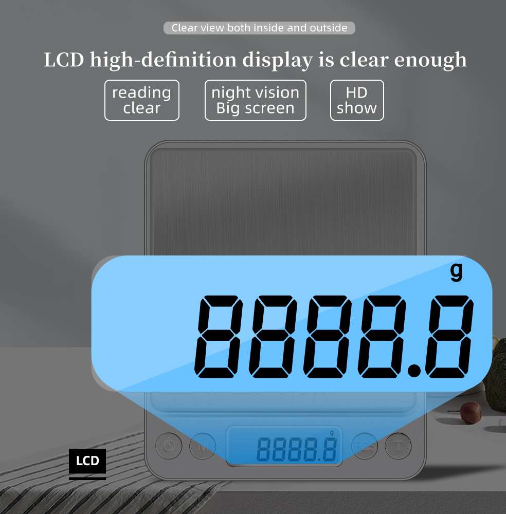 3000g 0.1g Electronic Scale LC - Tape Dispenser Weighted reseña y precio