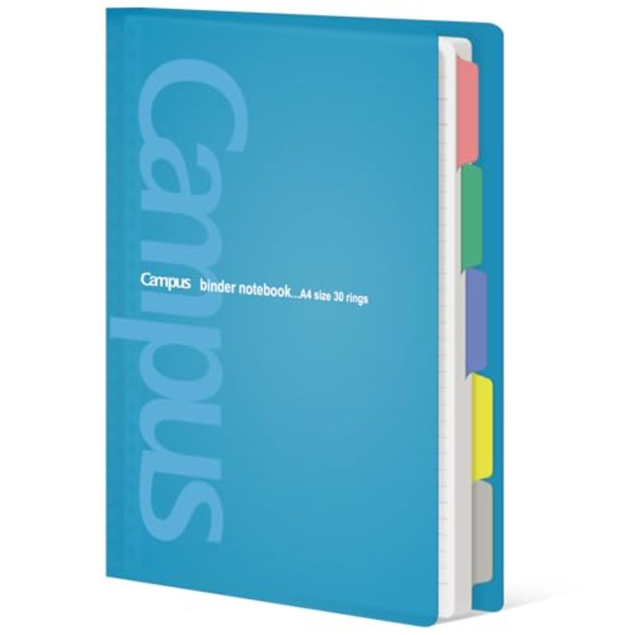 5 Subject Spiral Notebook, Cam - Tab Divider A4 reseña y precio