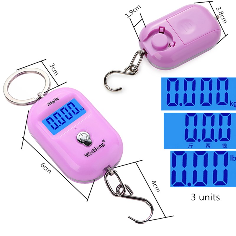 25kg/5g Mini Hook Scale Digita - Tape Dispenser Weighted reseña y precio
