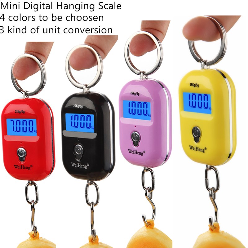 25kg/5g Mini Hook Scale Digita - Tape Dispenser Weighted reseña y precio