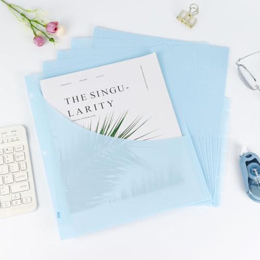 A4 Binder Dividers with Pocket - Tab Divider A4 reseña y precio