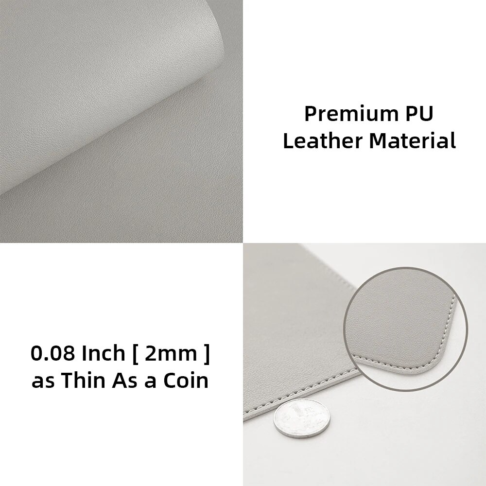1 Pcs Large Size 60*30mm Offic - Leather Desk Pad reseña y precio