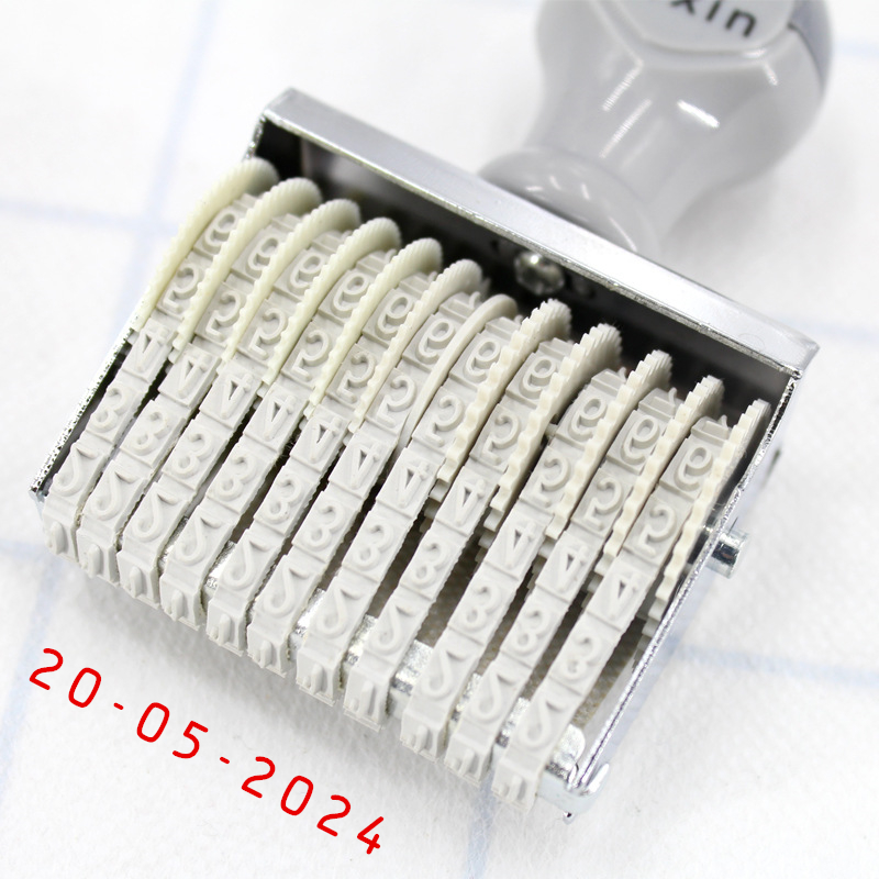 Portable 8/10 Digits Number St - Rubber Date Stamp reseña y precio