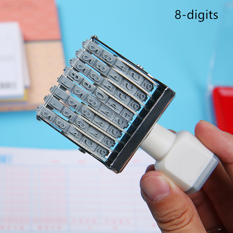 Portable 8/10 Digits Number St - Rubber Date Stamp reseña y precio