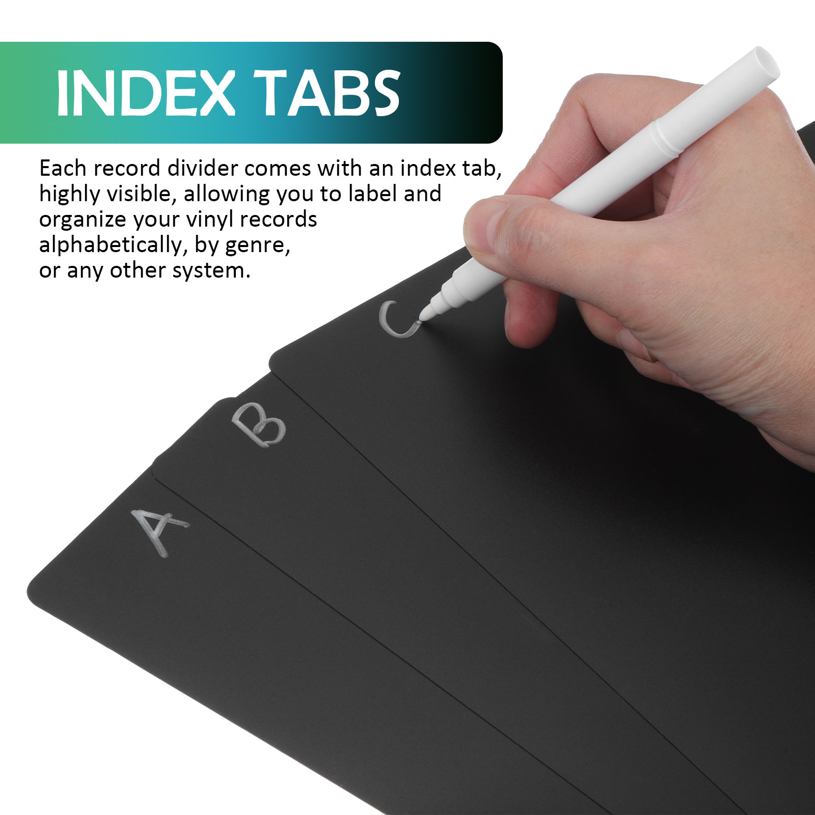 20Pcs Index Card Dividers Alph - Card Index Box reseña y precio