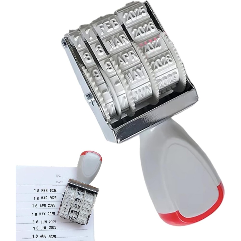 DIY Rotating Date & Number Rol - Rubber Date Stamp reseña y precio