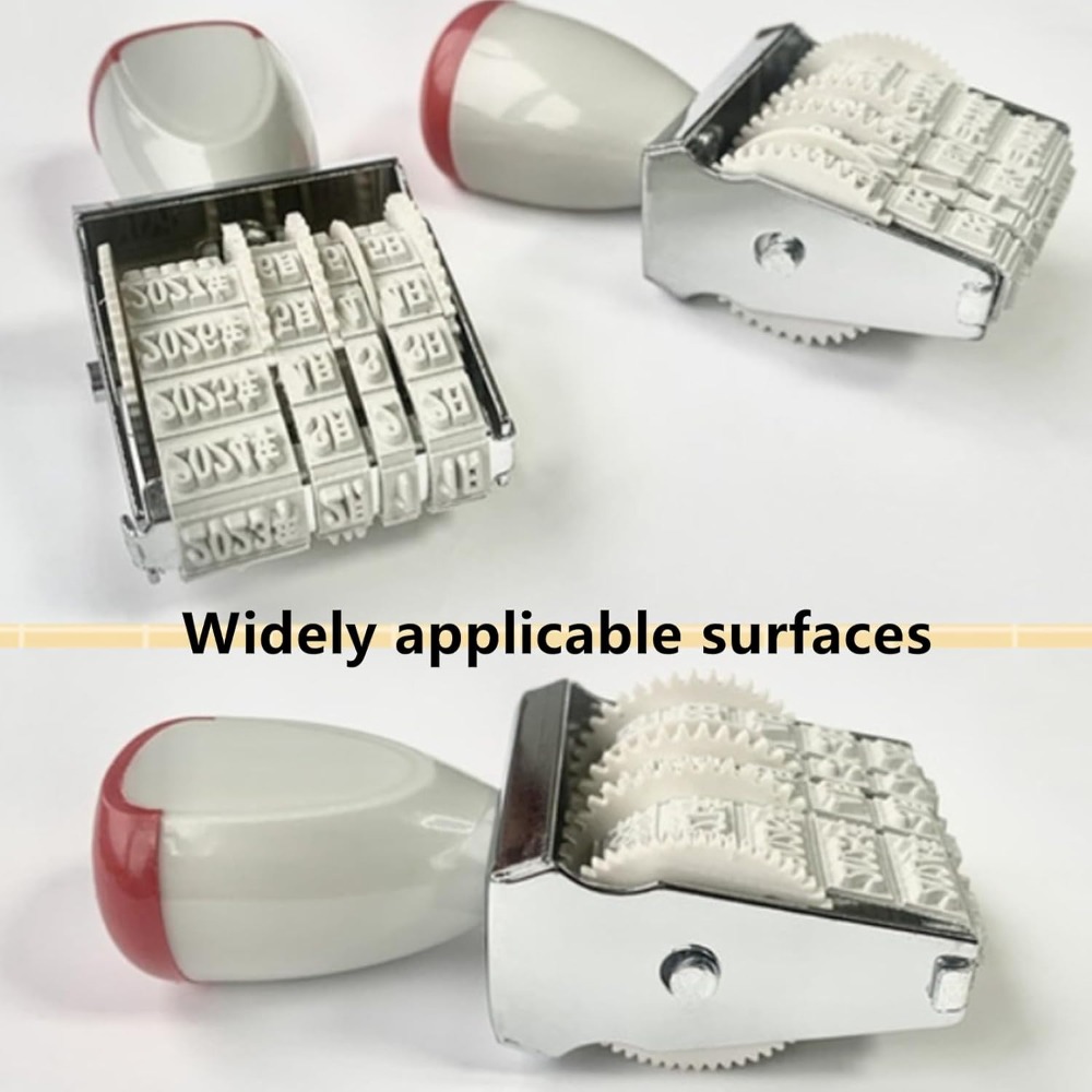 DIY Rotating Date & Number Rol - Rubber Date Stamp reseña y precio