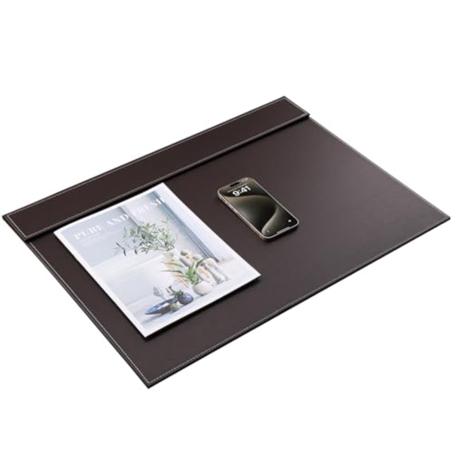 Ultra-Smooth PU Leather Desk P - Leather Desk Pad reseña y precio
