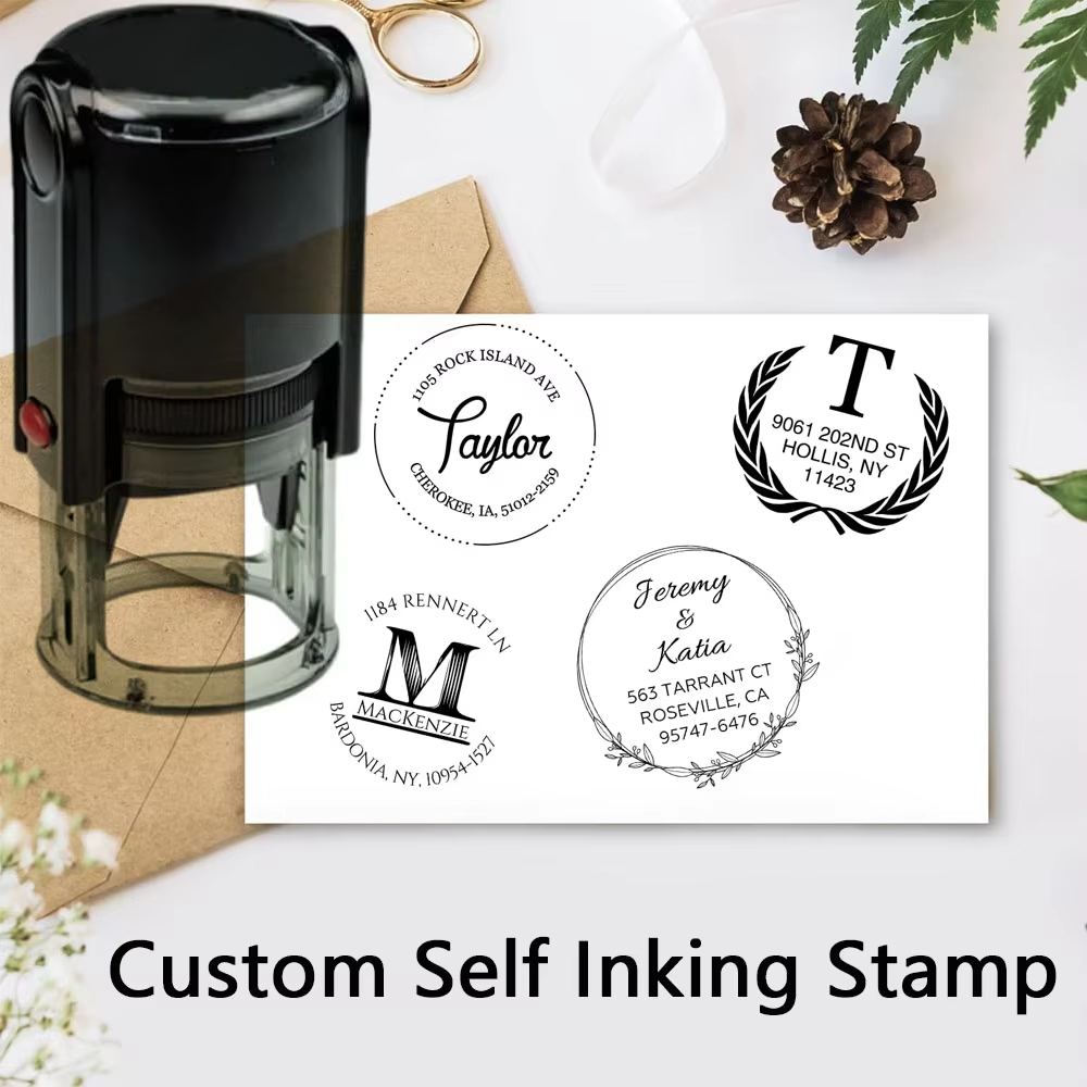 Custom Stamp Personalized Self - Rubber Date Stamp reseña y precio