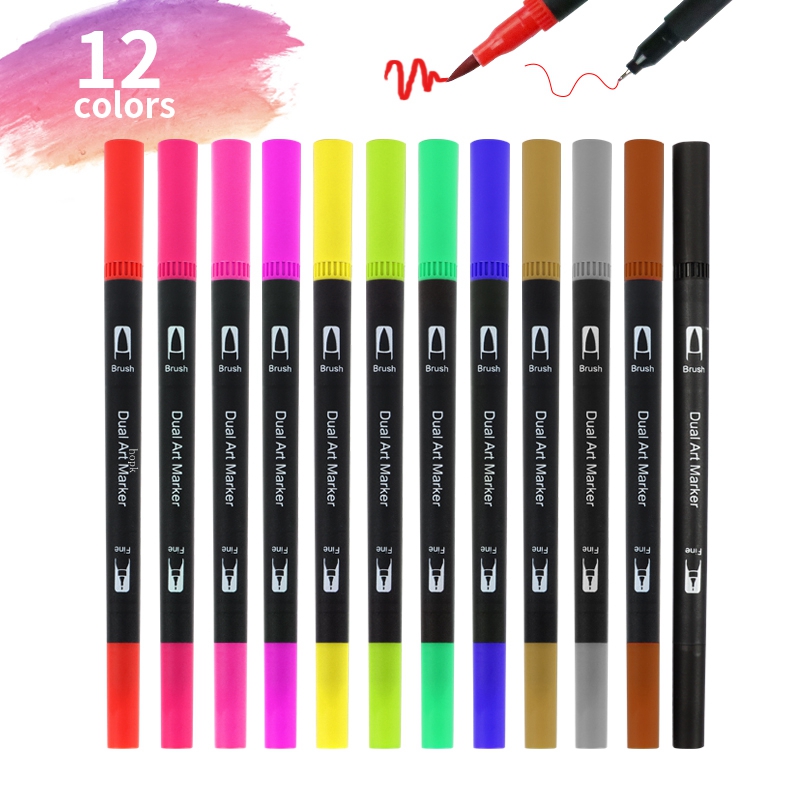 12 Colors Artist Coloring Mark - Correction Pen Fine reseña y precio