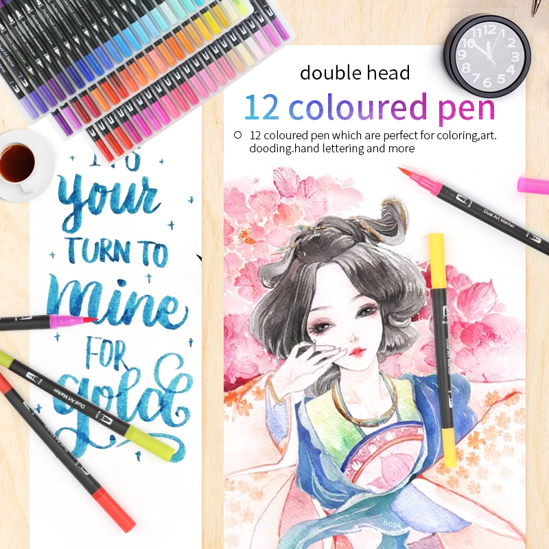 12 Colors Artist Coloring Mark - Correction Pen Fine reseña y precio