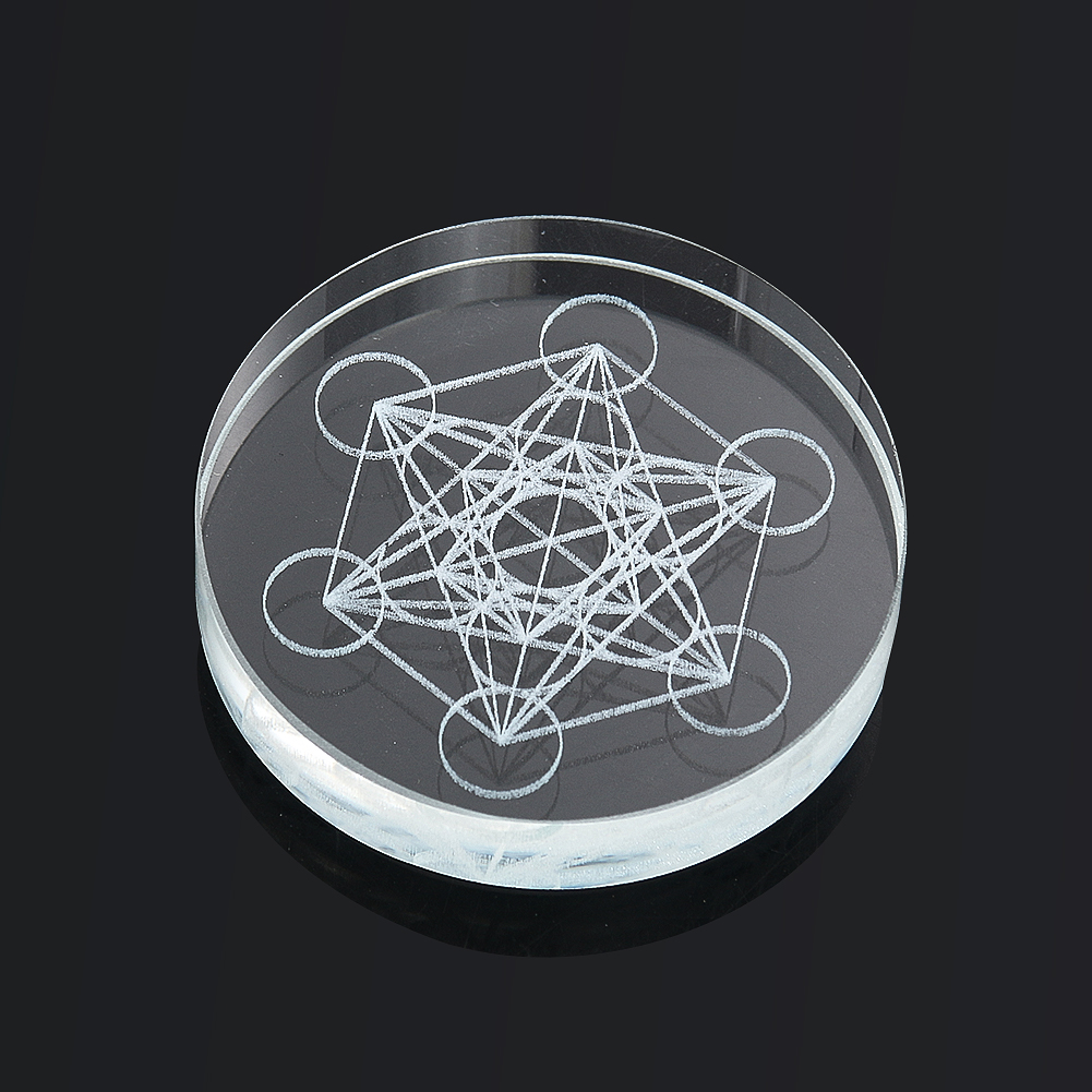 Metatron Cube Crystal Display  - Paper Weight Crystal reseña y precio