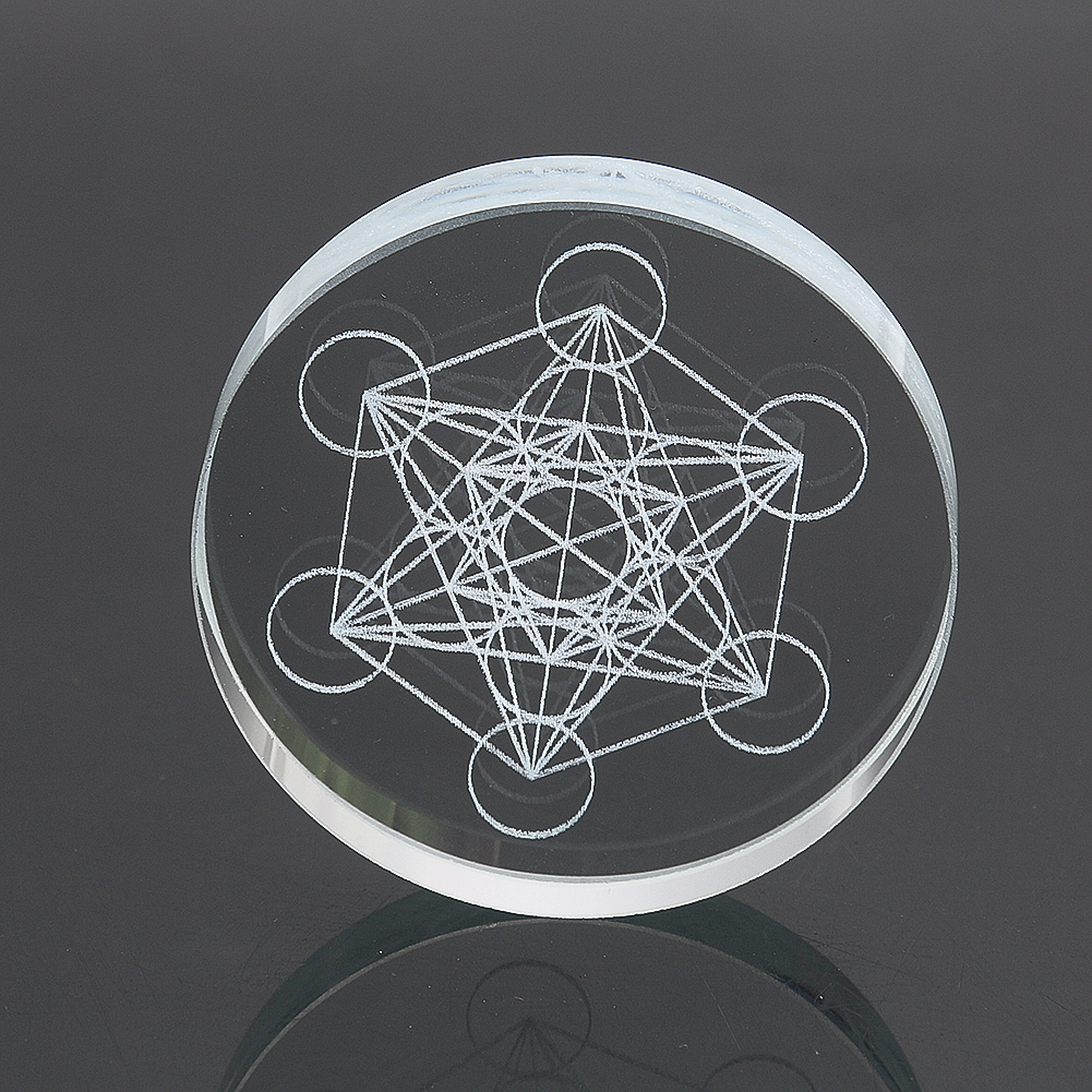 Metatron Cube Crystal Display  - Paper Weight Crystal reseña y precio