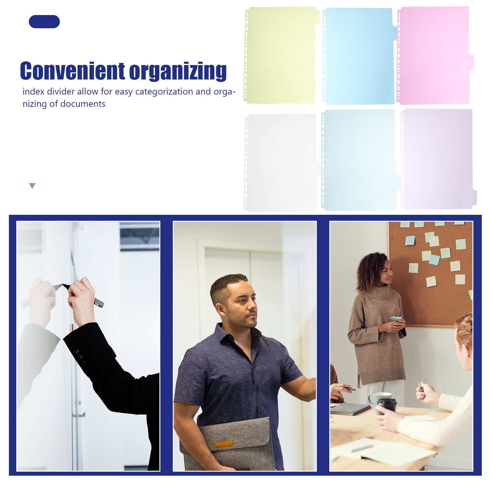 6Pcs Tabbed Binder Dividers A4 - Tab Divider A4 reseña y precio