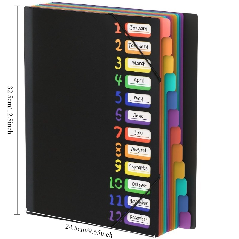 1Pc Black/White Cover Multi-La - Tab Divider A4 reseña y precio