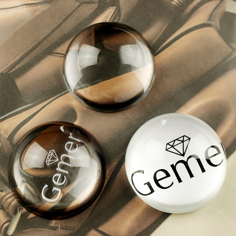 Custom Crystal Hemisphere Glas - Paper Weight Crystal reseña y precio