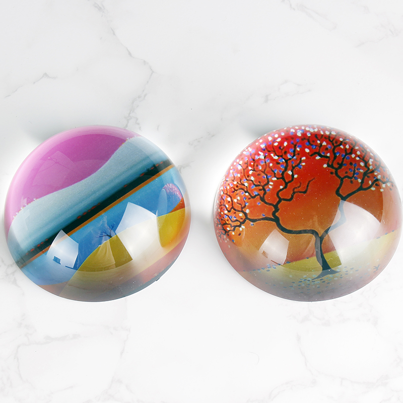 Custom Crystal Hemisphere Glas - Paper Weight Crystal reseña y precio