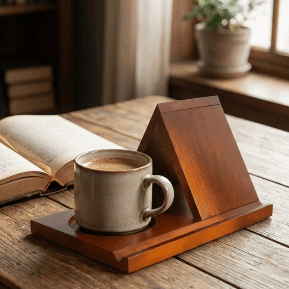 Minimalist 2 in 1 Triangle Woo - Magazine Holder Rack reseña y precio