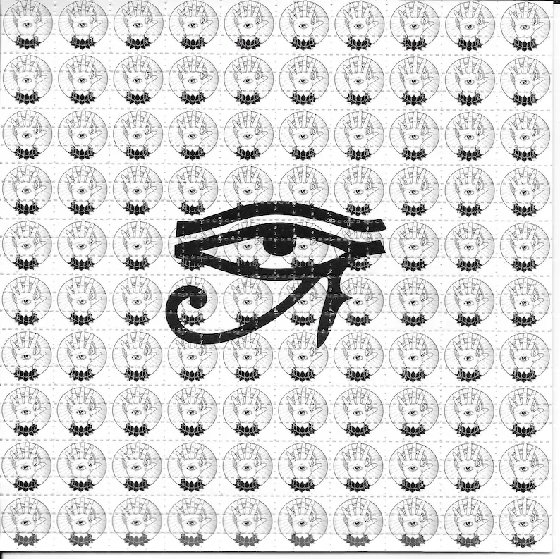 Eye of Providence Psychedelic  - Ink Blotter Paper reseña y precio