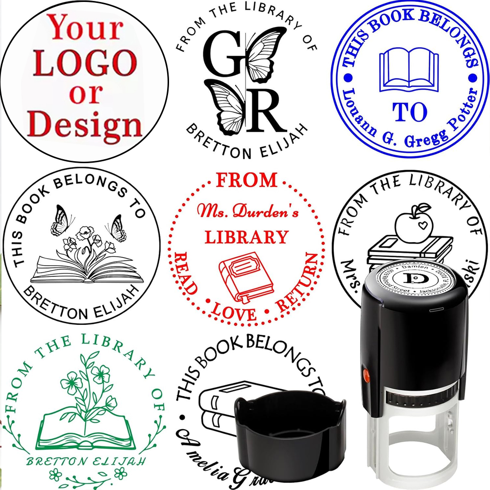 Custom Stamp Personalized Self - Rubber Date Stamp reseña y precio
