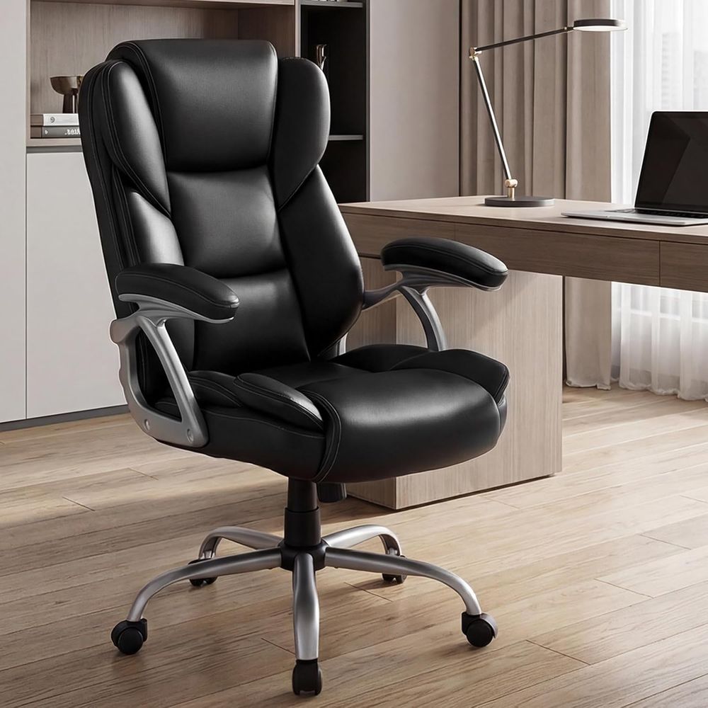 High Back Leather Ergonomic Sw - Leather Desk Pad reseña y precio