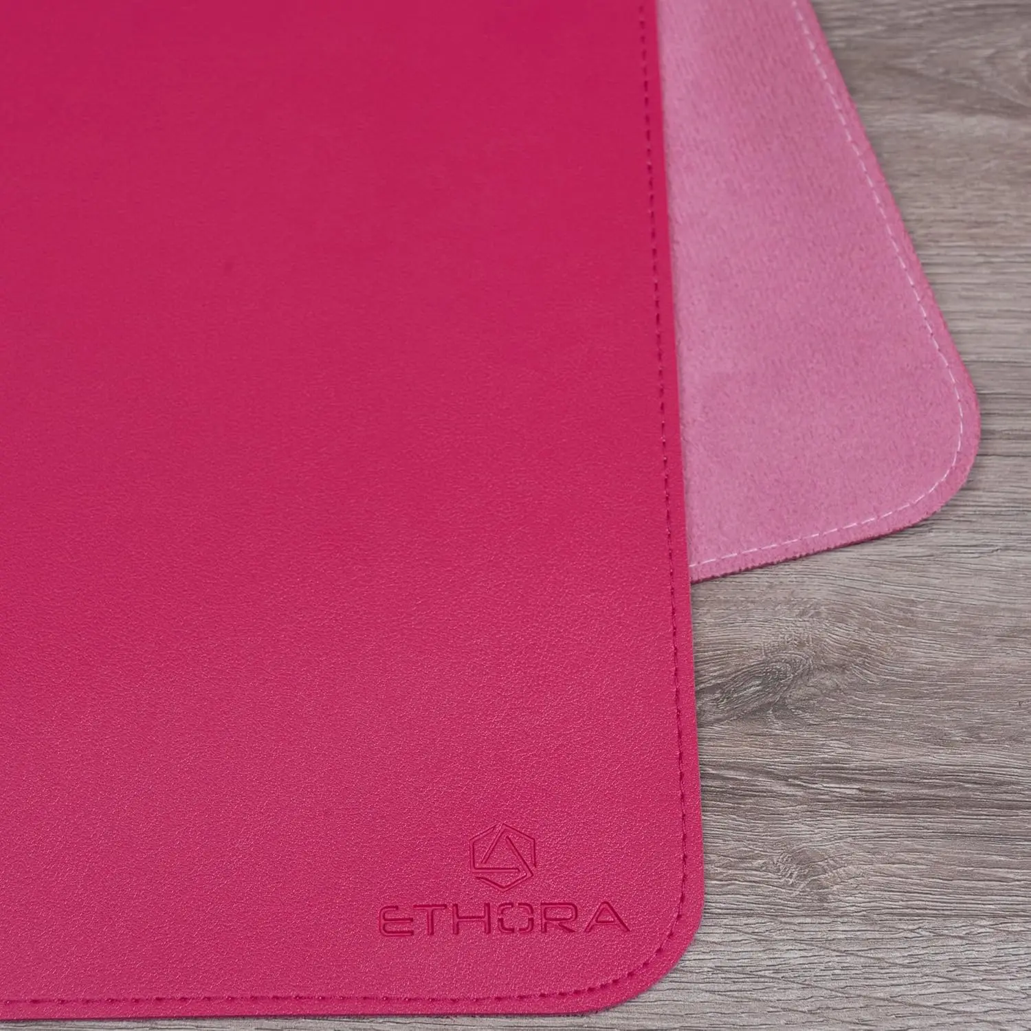 Desk Mat with Non-Slip Suede B - Leather Desk Pad reseña y precio