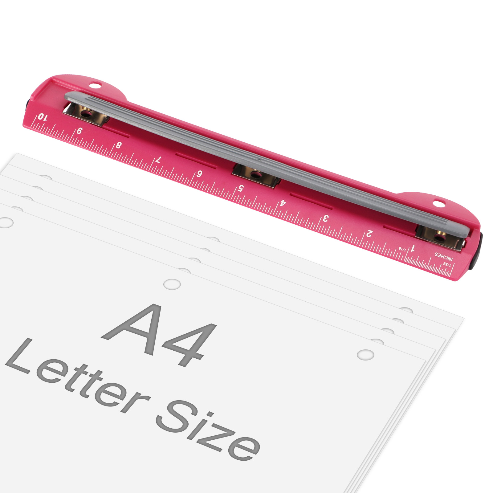 EAGLE 3-Hole Punch for A4/Lett - Binder A4 Lever reseña y precio