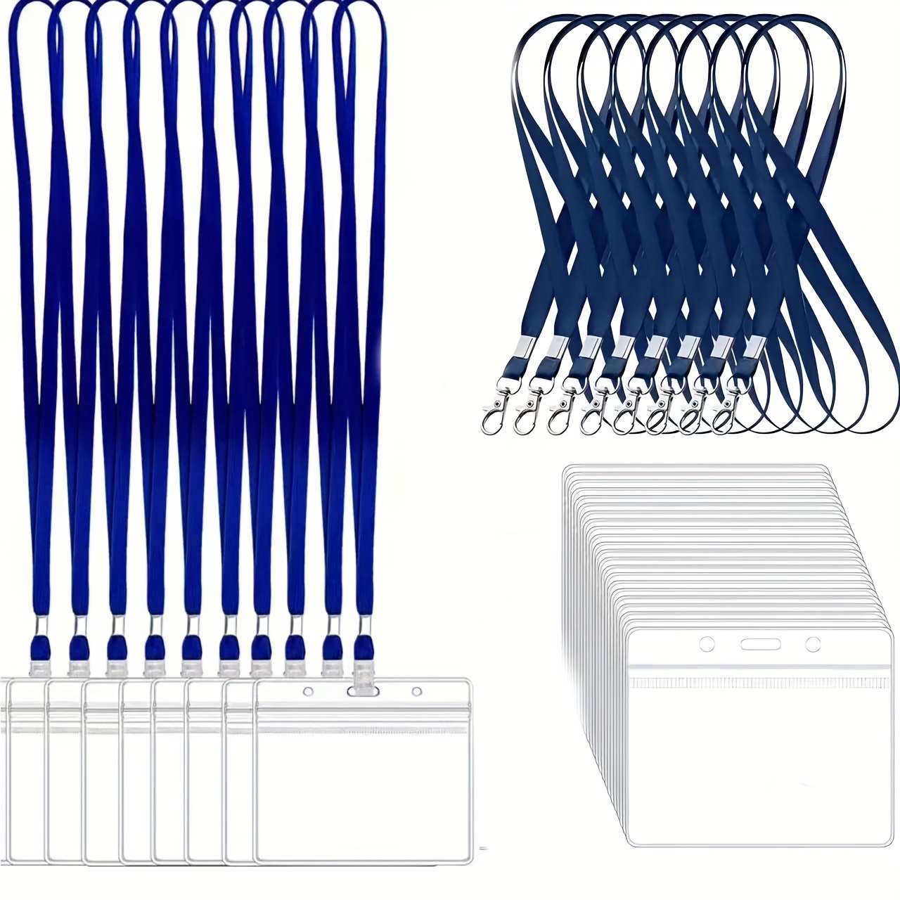10 sets Transparent PVC ID Car - Index Card Holder reseña y precio