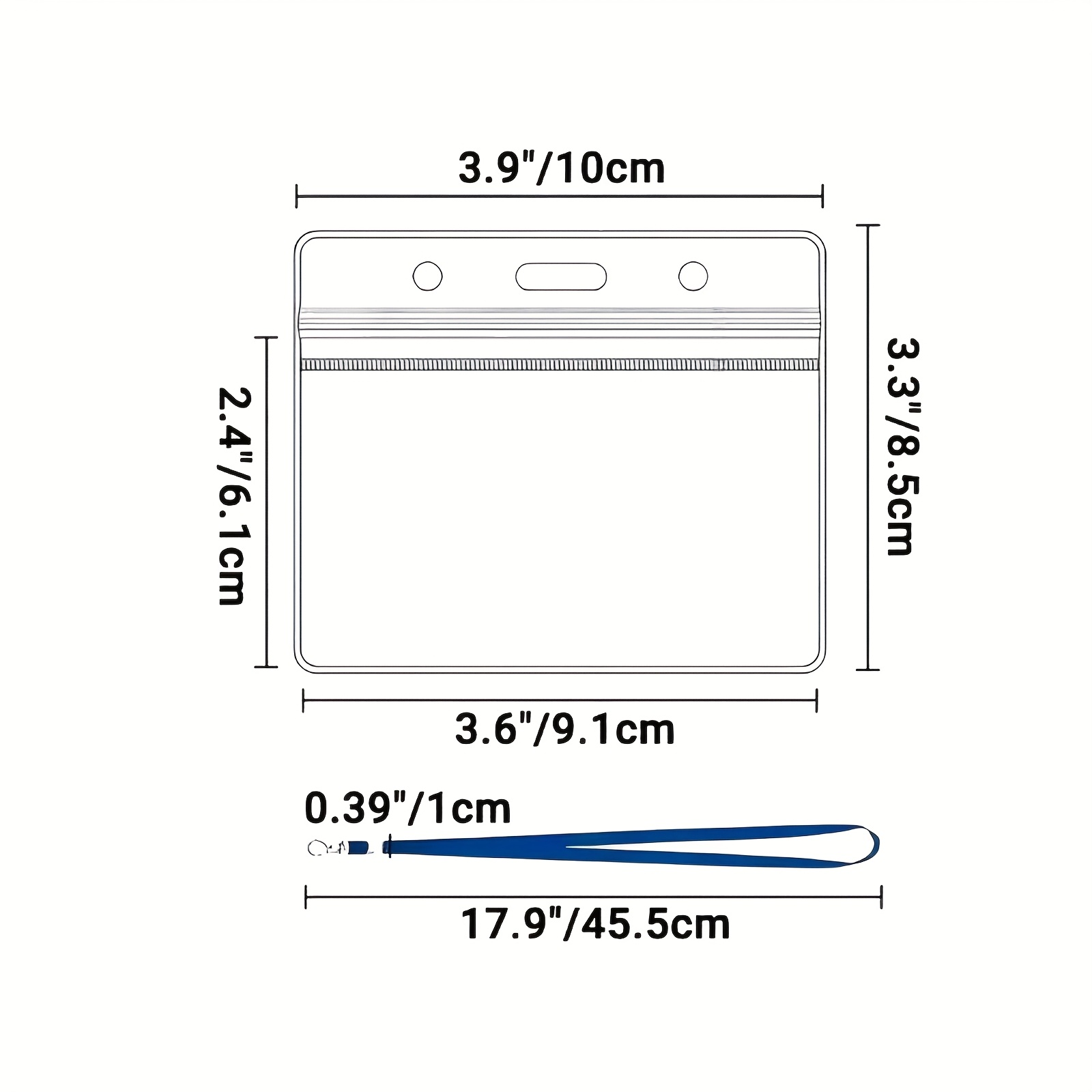 10 sets Transparent PVC ID Car - Index Card Holder reseña y precio