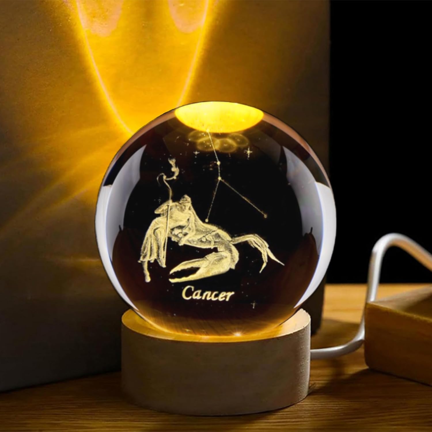 3D Cancer Constellation Crysta - Paper Weight Crystal reseña y precio