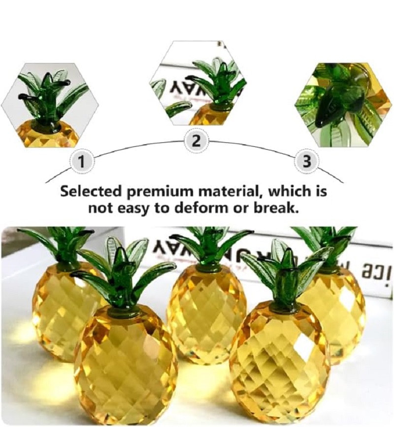 Crystal fruit Paperweight with - Paper Weight Crystal reseña y precio