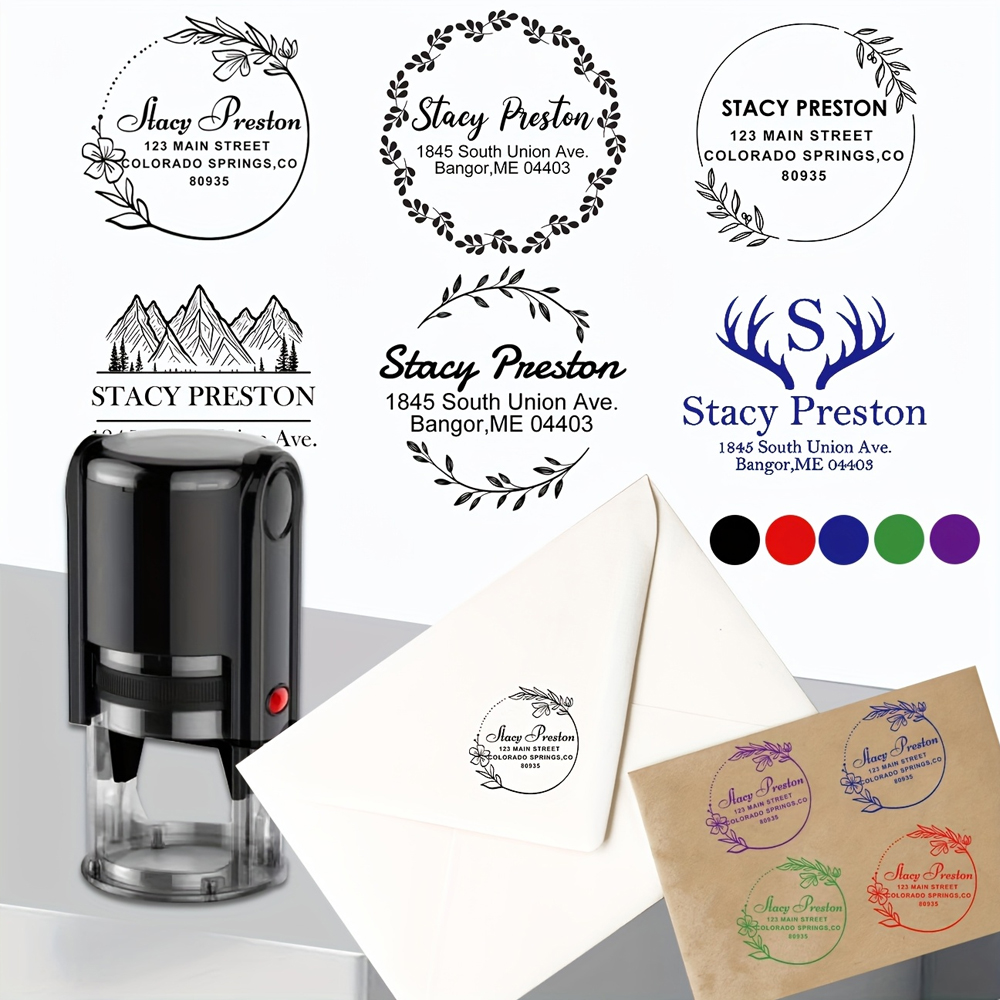 Custom Stamp Personalized Self - Rubber Date Stamp reseña y precio