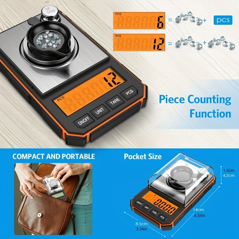 1pc 0.001g Professional Jewelr - Tape Dispenser Weighted reseña y precio