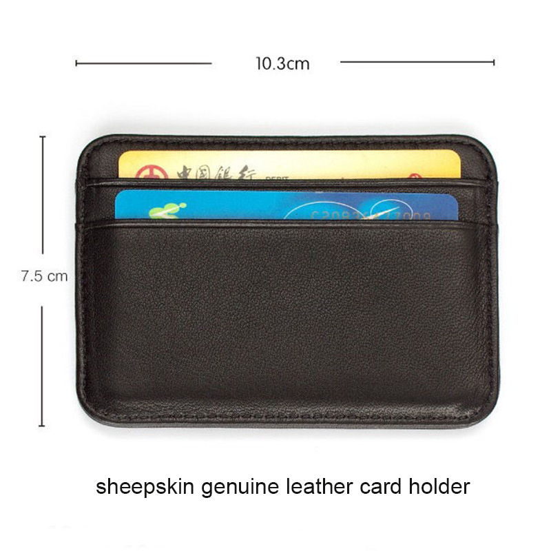 Genuine Leather Visit Card Hol - Index Card Holder reseña y precio