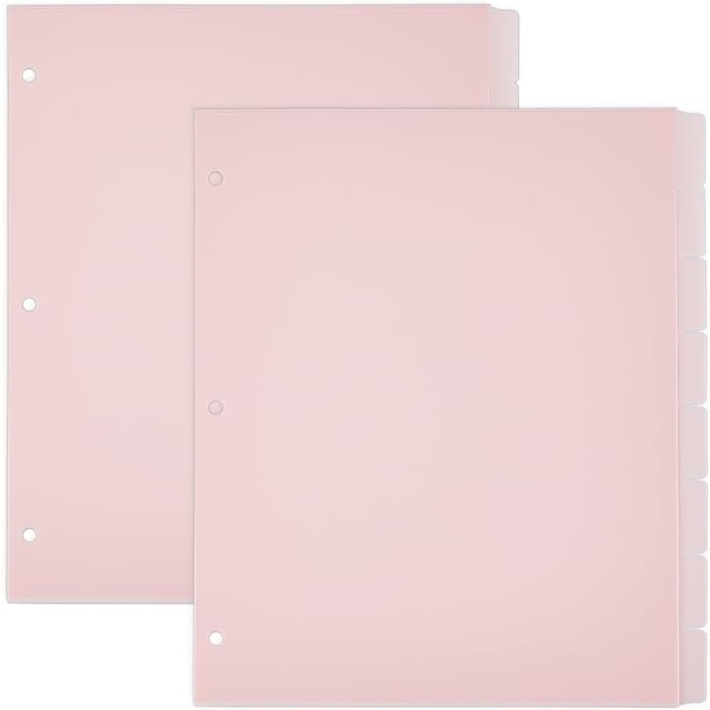 16 Sheets 3 Ring A4 Pink Binde - Tab Divider A4 reseña y precio