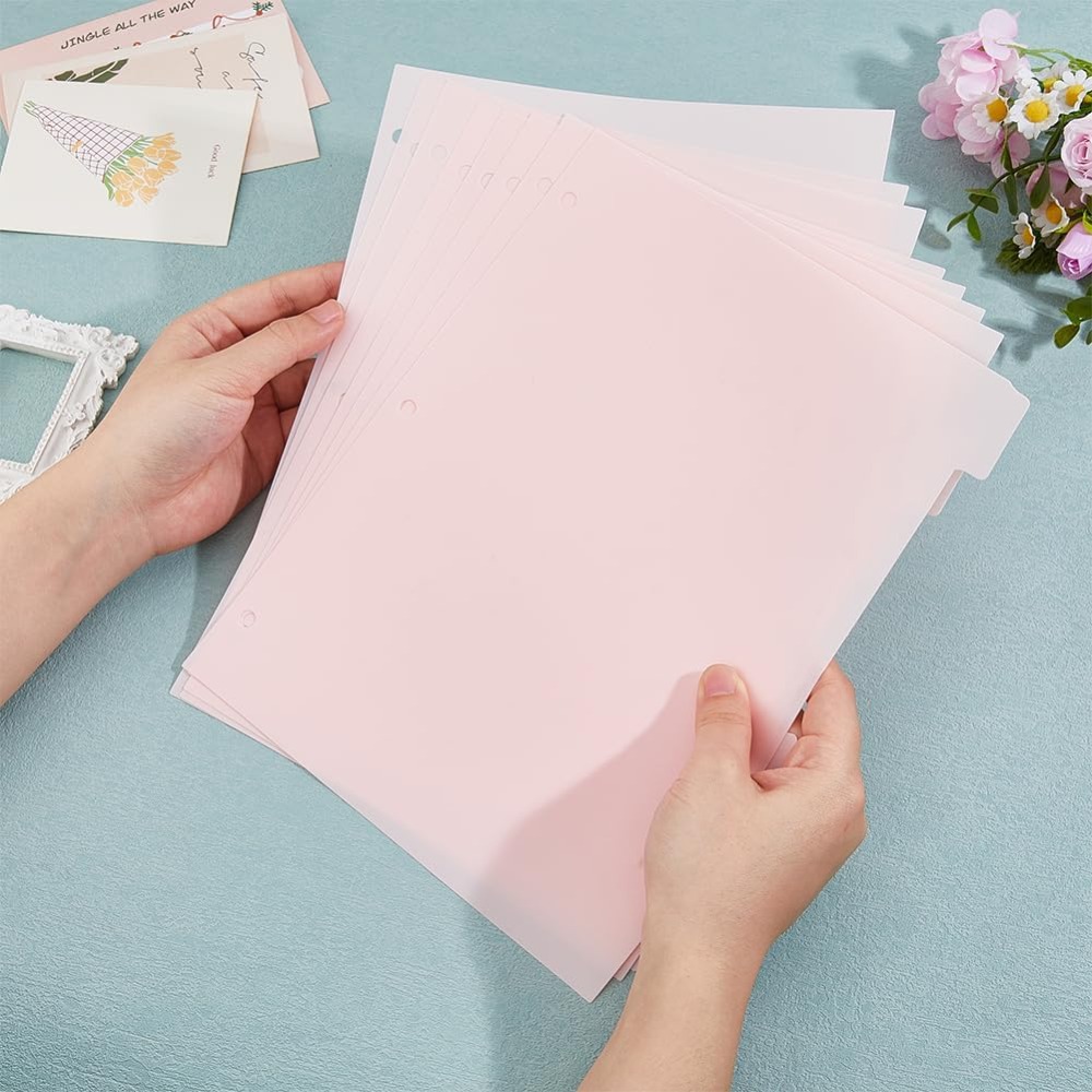 16 Sheets 3 Ring A4 Pink Binde - Tab Divider A4 reseña y precio