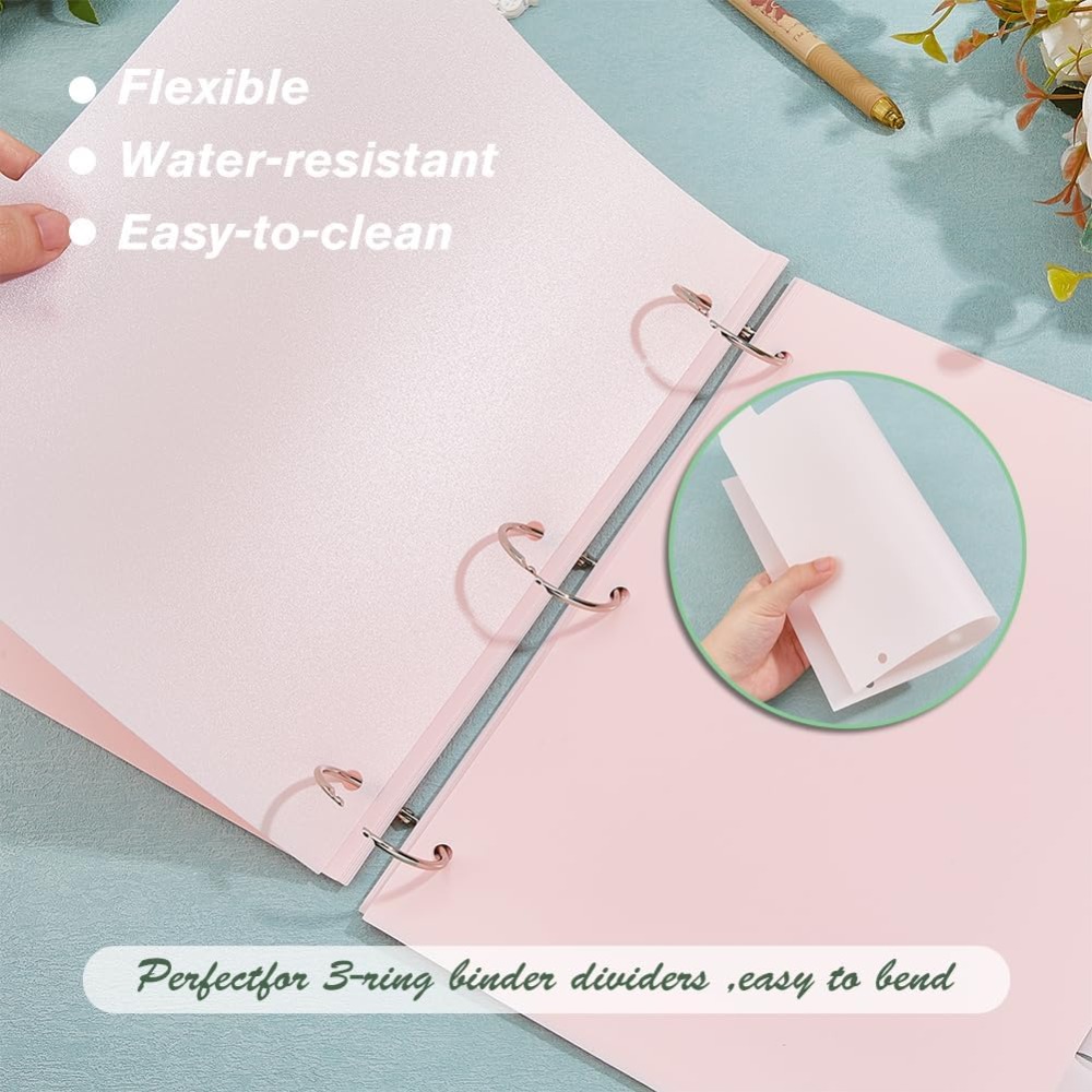 16 Sheets 3 Ring A4 Pink Binde - Tab Divider A4 reseña y precio