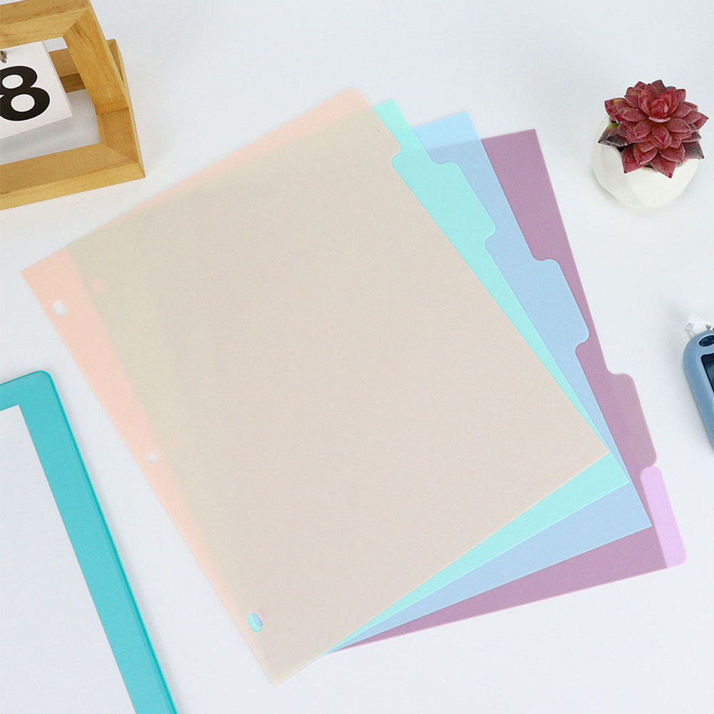 1Set Binder Dividers A4 Froste - Tab Divider A4 reseña y precio