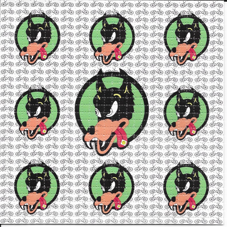 Dire Wolf Psychedelic LSD Acid - Ink Blotter Paper reseña y precio