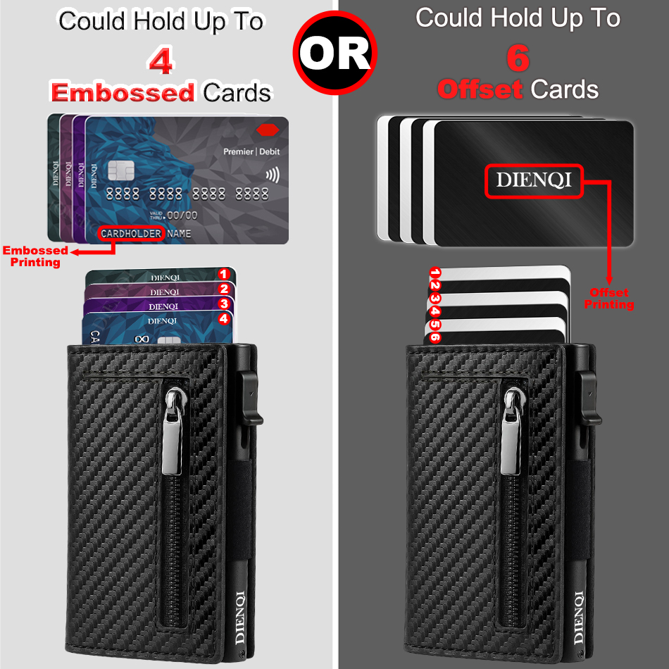 Luxury Brand RFID Credit Card  - Index Card Holder reseña y precio
