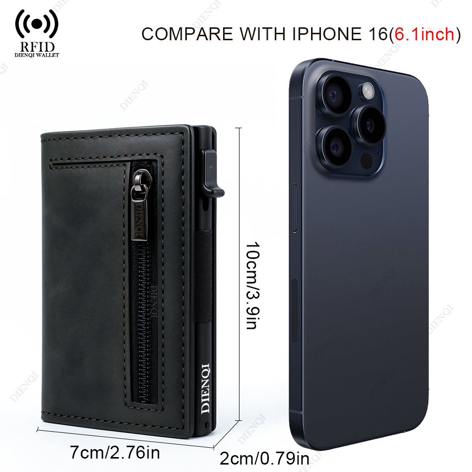 Luxury Brand RFID Credit Card  - Index Card Holder reseña y precio