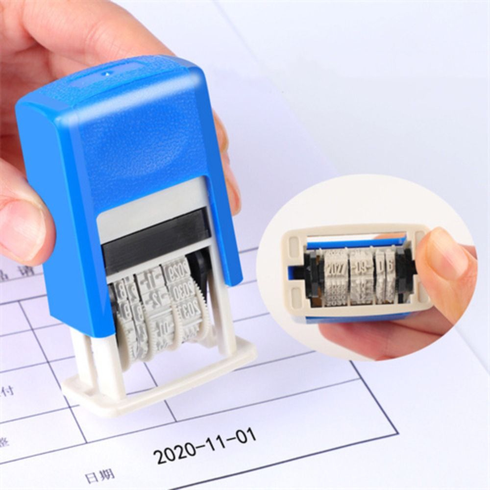 DIY Handle Account Date Stamps - Rubber Date Stamp reseña y precio