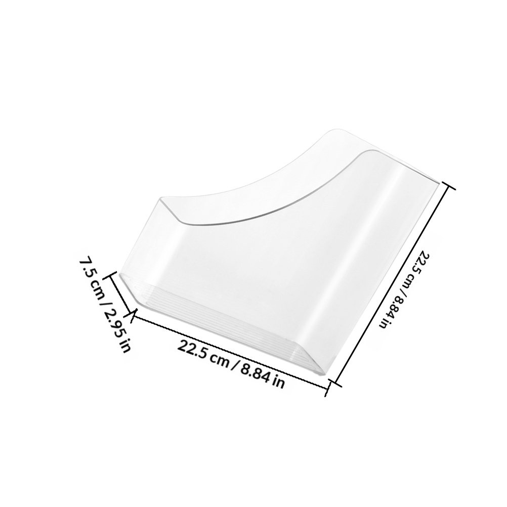 2Pcs Clear File Organizer Desk - Magazine Holder Rack reseña y precio