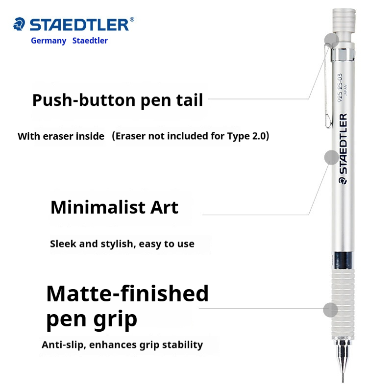 Staedtler 925 Full Metal Draft - Mechanical Pencil 0.3 reseña y precio
