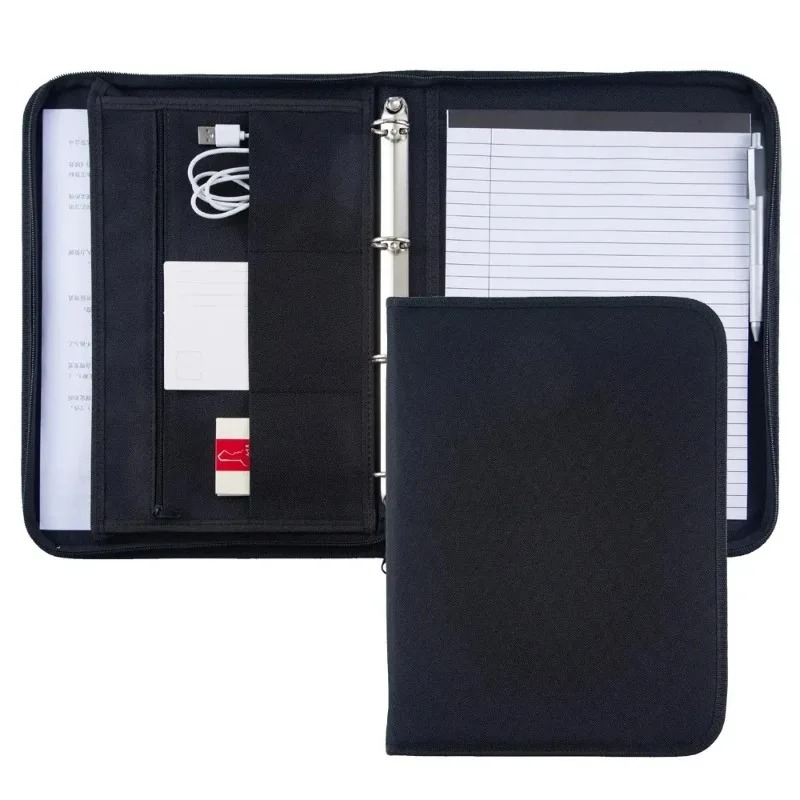 Large Black Business Portfolio - Binder A4 Lever reseña y precio